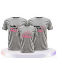 Daddy Angel, Mommy Angel und Angel als Familienlook