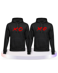 Partnerlook Hoodies mit XO | Paarpulli