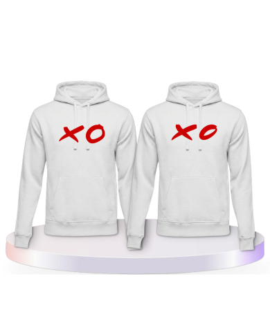 Partnerlook Hoodies mit XO | Paarpulli
