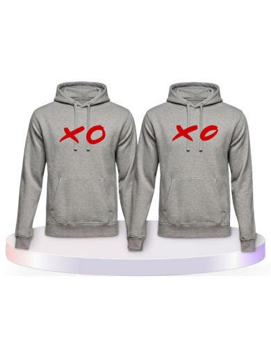 Partnerlook Hoodies mit XO | Paarpulli