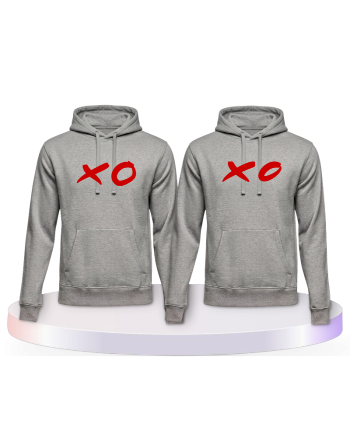 Partnerlook Hoodies mit XO | Paarpulli