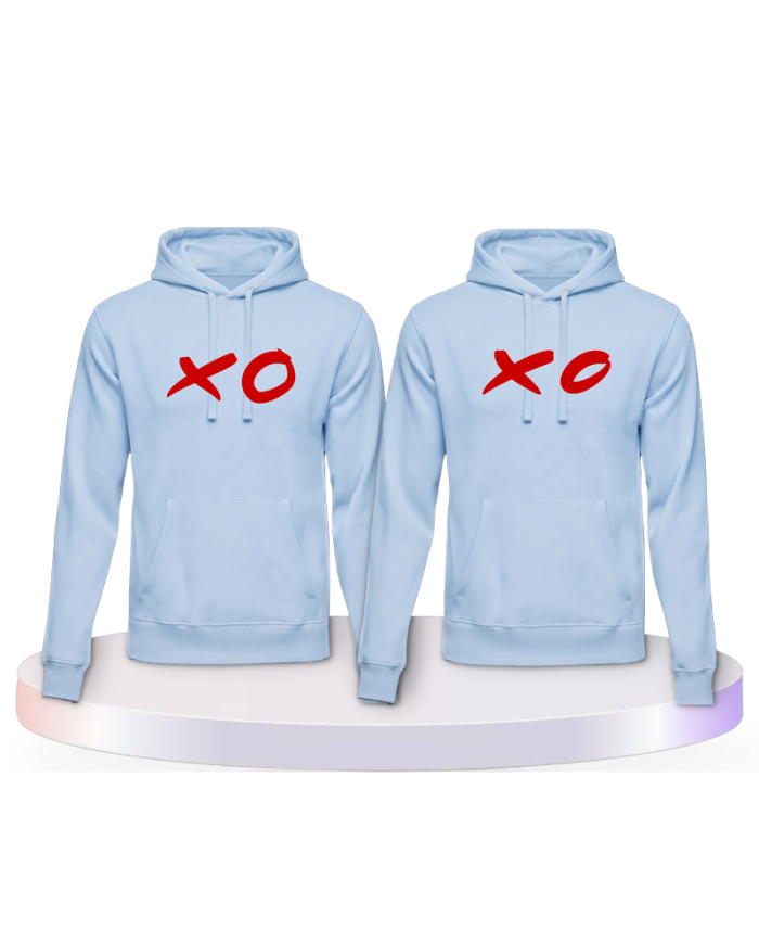 Partnerlook Hoodies mit XO | Paarpulli