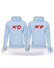 Partnerlook Hoodies mit XO | Paarpulli