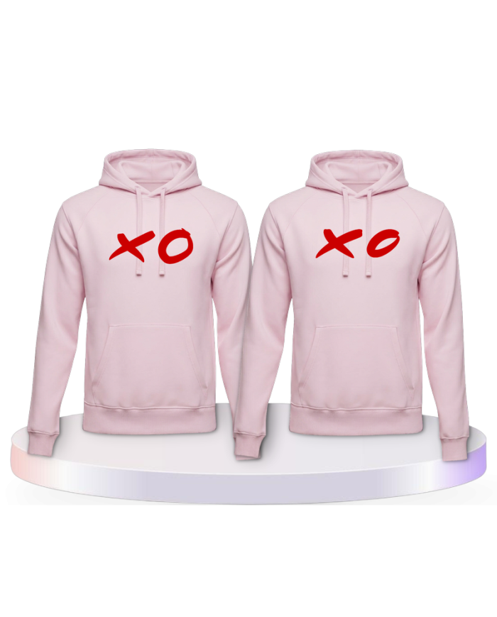 Partnerlook Hoodies mit XO | Paarpulli