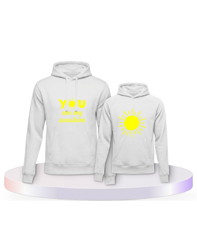You are my Sunshine für Eltern-Kind Hoodies | Paarpulli
