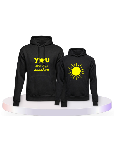 You are my Sunshine für Eltern-Kind Hoodies | Paarpulli