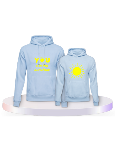 You are my Sunshine für Eltern-Kind Hoodies | Paarpulli