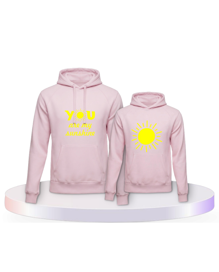 You are my Sunshine für Eltern-Kind Hoodies | Paarpulli