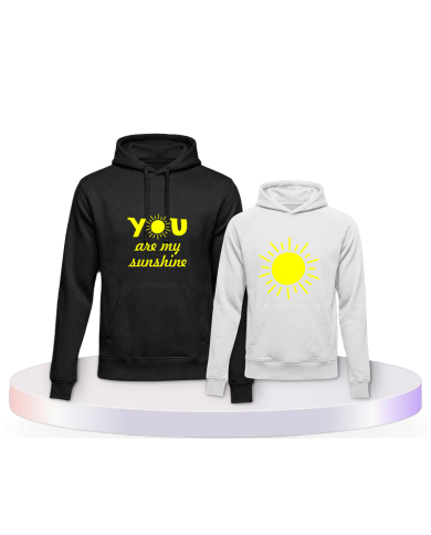 You are my Sunshine für Eltern-Kind Hoodies | Paarpulli