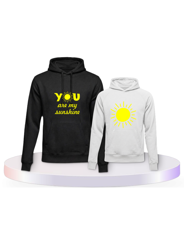 You are my Sunshine für Eltern-Kind Hoodies | Paarpulli
