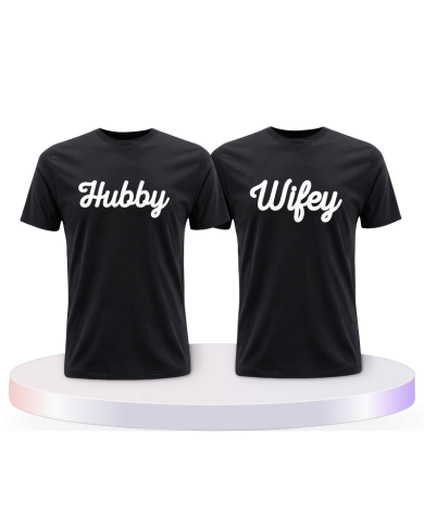 Gemeinsamer Look: Hubby und Wifey T-Shirts | Paarpulli