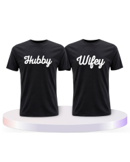 Gemeinsamer Look: Hubby und Wifey T-Shirts | Paarpulli