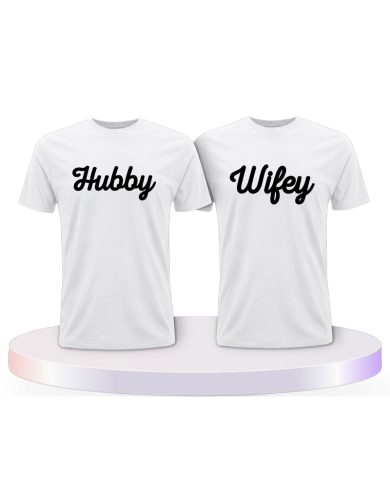 Gemeinsamer Look: Hubby und Wifey T-Shirts | Paarpulli