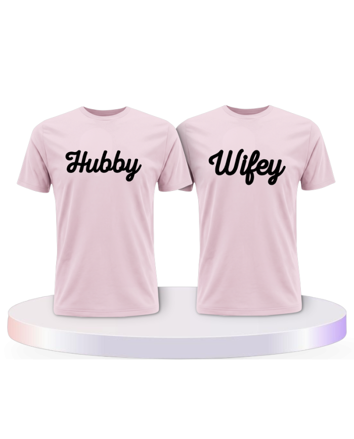 Gemeinsamer Look: Hubby und Wifey T-Shirts | Paarpulli