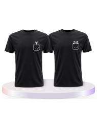 Panda und Wolf Pärchen T-Shirts | Paarpulli