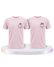 Panda und Wolf Pärchen T-Shirts | Paarpulli