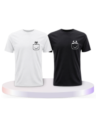Panda und Wolf Pärchen T-Shirts | Paarpulli