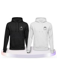 Panda und Wolf Couple Hoodies kaufen | Paarpulli