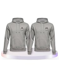 Panda und Wolf Couple Hoodies kaufen | Paarpulli