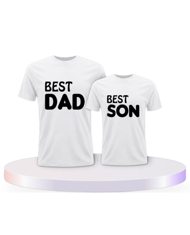 Best Dad und Best Son Couple T-Shirts kaufen | Paarpulli
