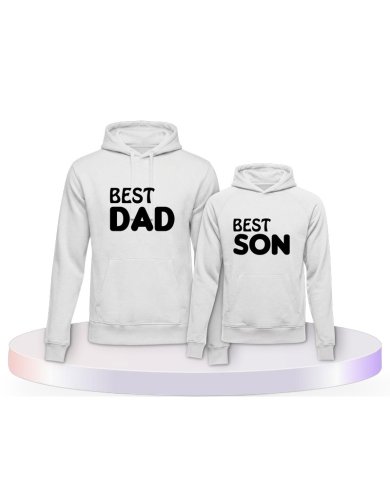 Best Dad und Best Son Partner Outfit für Groß und Klein | Paarpulli