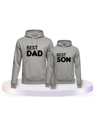 Best Dad und Best Son Partner Outfit für Groß und Klein | Paarpulli