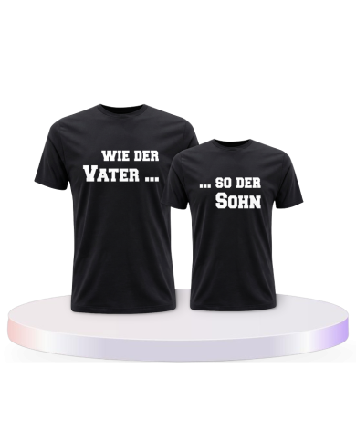 Wie der Vater so der Sohn Couple T-Shirts kaufen | Paarpulli