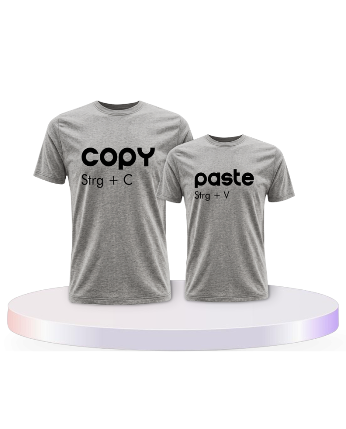 Copy Strg+C und Paste Strg+V für Eltern-Kind T-Shirts | Paarpulli