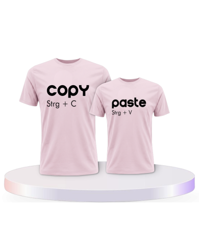 Copy Strg+C und Paste Strg+V für Eltern-Kind T-Shirts | Paarpulli