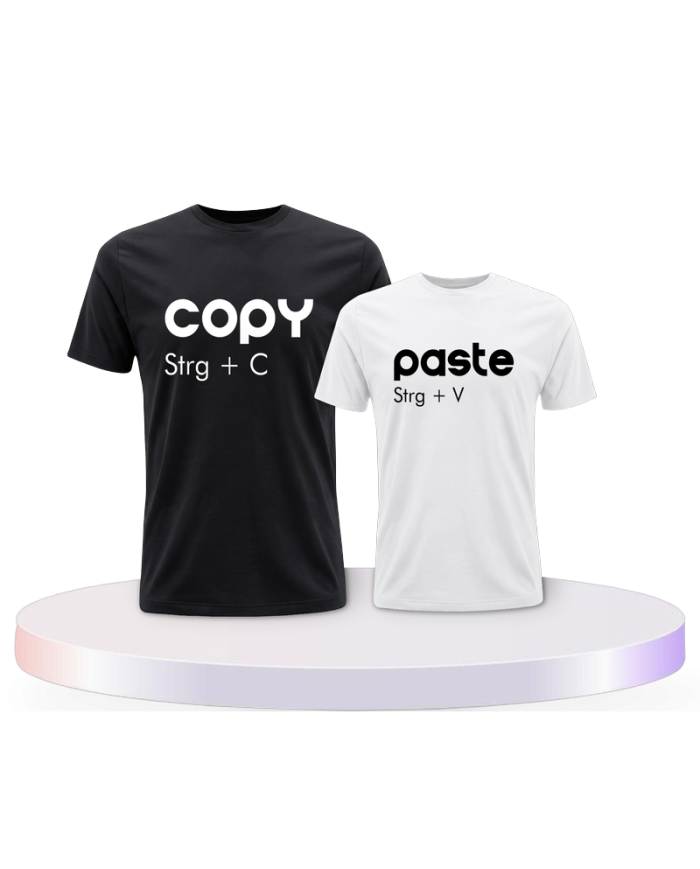 Copy Strg+C und Paste Strg+V für Eltern-Kind T-Shirts | Paarpulli