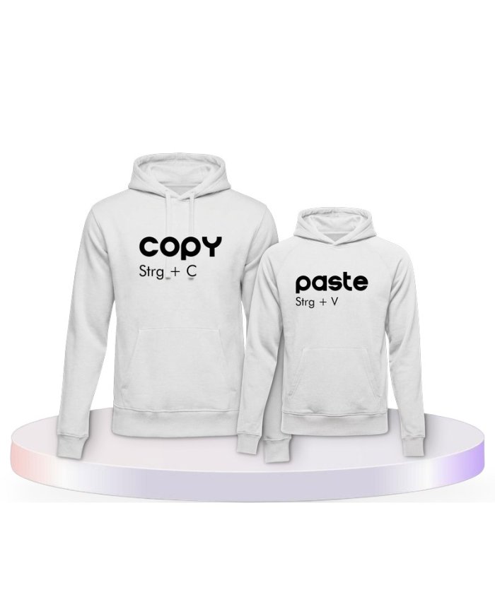 Copy Strg+C und Paste Strg+V Erwachsen und Kind | Paarpulli