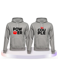 Gemeinsamer Look: Power mit extra Motiven Hoodies | Paarpulli