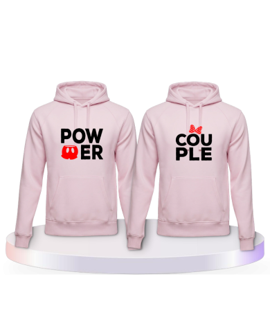 Gemeinsamer Look: Power mit extra Motiven Hoodies | Paarpulli