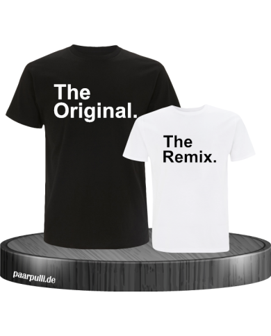The Original und The Remix in schwarz weiß