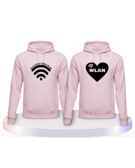 Gemeinsamer Look: Klau nicht mein WLAN Hoodies | Paarpulli