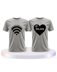 Klau nicht mein WLAN Pärchen T-Shirts | Paarpulli
