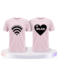 Klau nicht mein WLAN Pärchen T-Shirts | Paarpulli