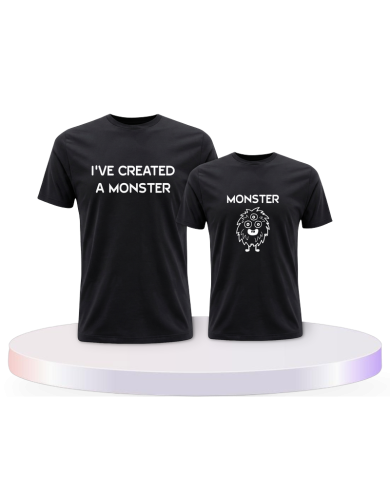 I've created a Monster Partner Outfit für Groß und Klein | Paarpulli