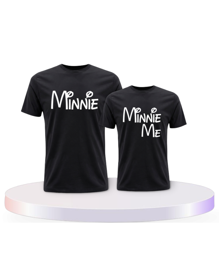 Minnie und Minnie Me Eltern-Kind T-Shirts | Paarpulli
