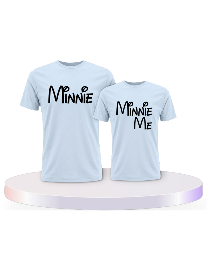 Minnie und Minnie Me Eltern-Kind T-Shirts | Paarpulli