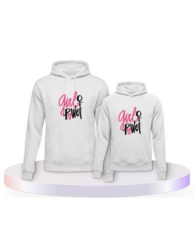 Eltern-Kind Partnerlook Girl Power | Paarpulli