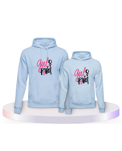 Eltern-Kind Partnerlook Girl Power | Paarpulli