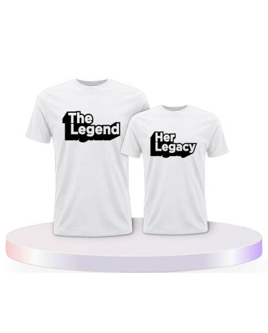 The Legend & Her Legacy Mutter und Baby Pärchen T-Shirts | Paarpulli