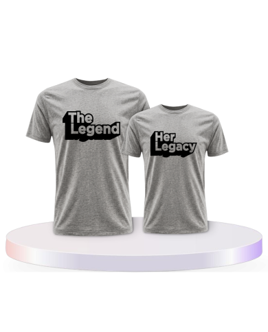 The Legend & Her Legacy Mutter und Baby Pärchen T-Shirts | Paarpulli
