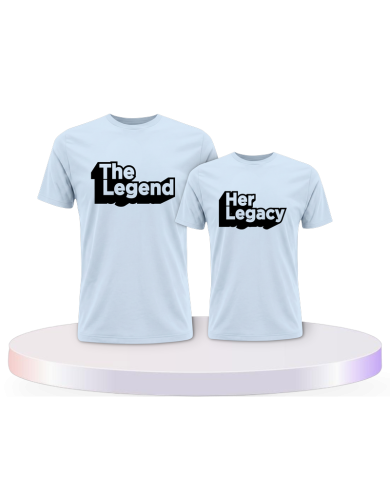 The Legend & Her Legacy Mutter und Baby Pärchen T-Shirts | Paarpulli