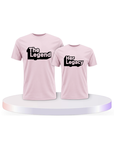 The Legend & Her Legacy Mutter und Baby Pärchen T-Shirts | Paarpulli
