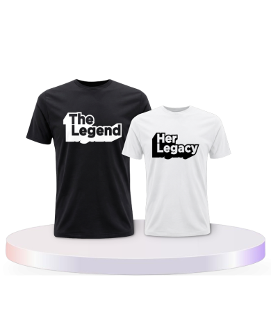 The Legend & Her Legacy Mutter und Baby Pärchen T-Shirts | Paarpulli