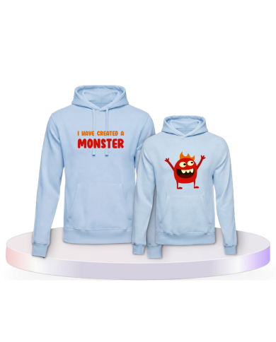 I've created a monster Couple Hoodies kaufen | Paarpulli