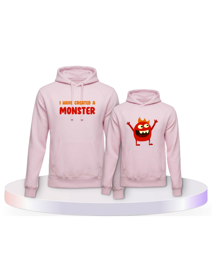 I've created a monster Couple Hoodies kaufen | Paarpulli