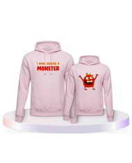 I've created a monster Couple Hoodies kaufen | Paarpulli
